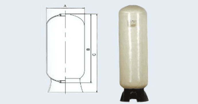 FRP Lined Water Treatment Pressure Vesselsイメージ画像